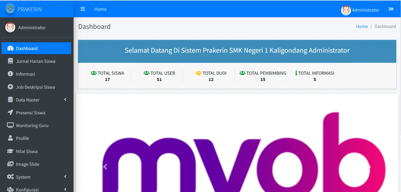 Sistem Prakerin SMK Negeri 1 Kaligondang - Praktik Kerja Industri